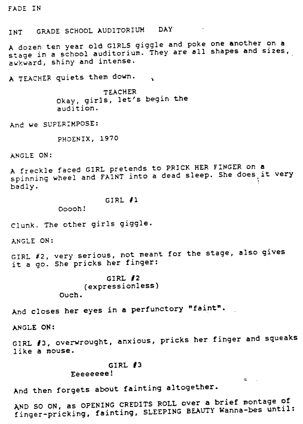 Page One: “The Truth About Cats and Dogs” (1996)