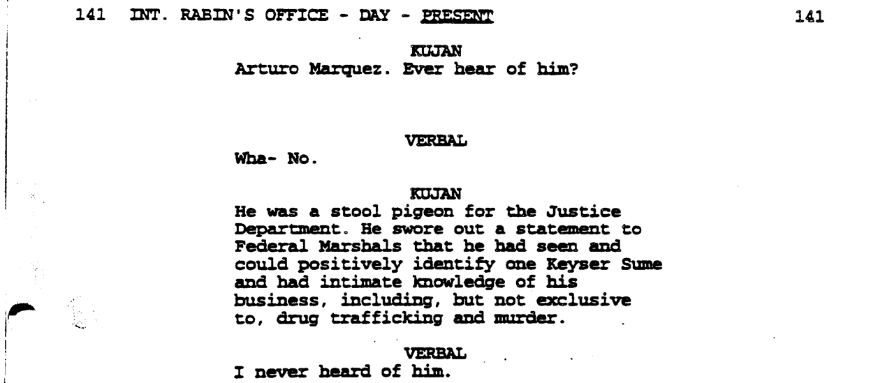 Great scene: “The Usual Suspects”