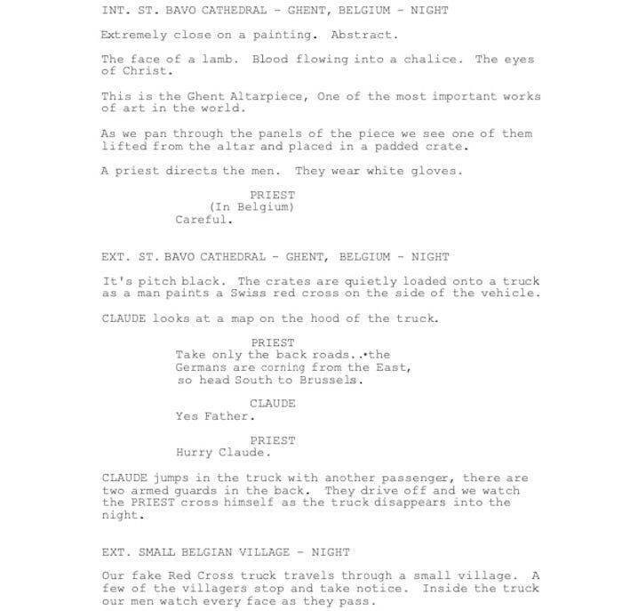 Page One: “The Monuments Men” (2014)