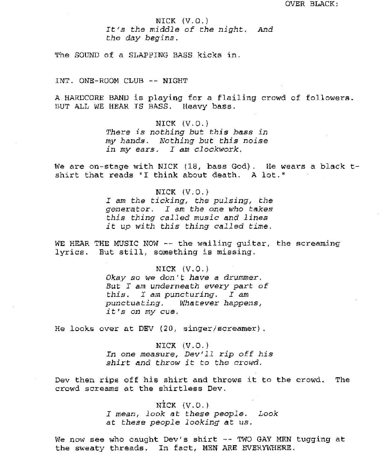 Page One: “Nick and Norah’s Infinite Playlist” (2008)