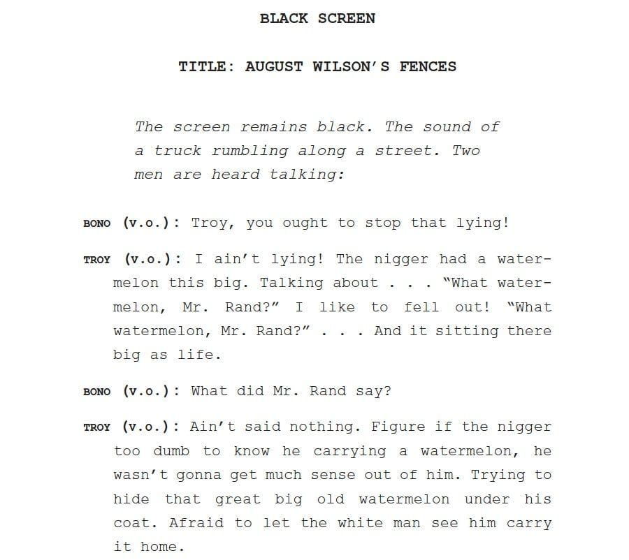 Page One: “Fences” (2016)