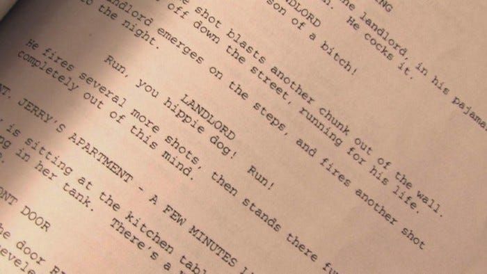 Screenwriting as Scene-Writing