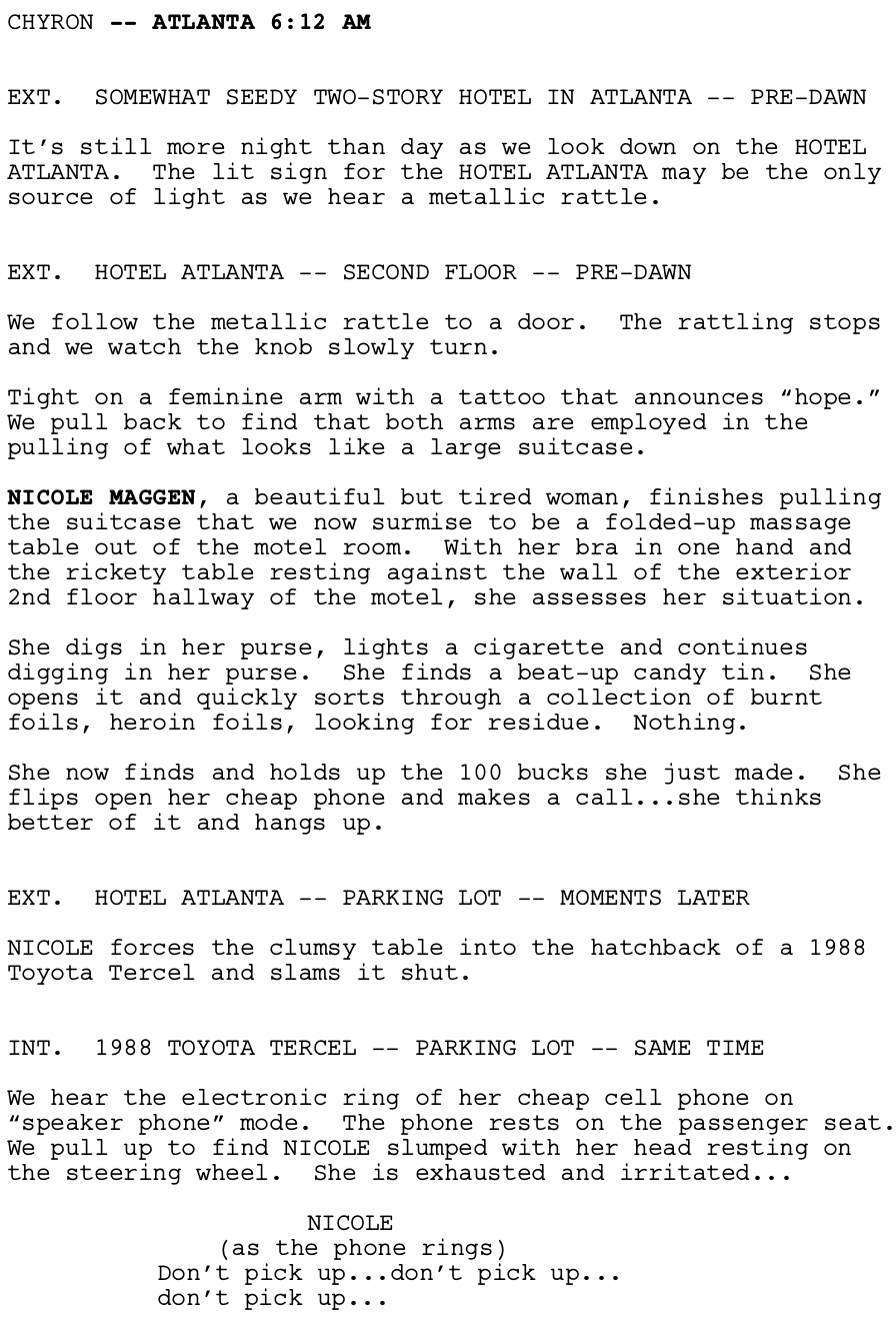 Page One: “Flight” (2012)