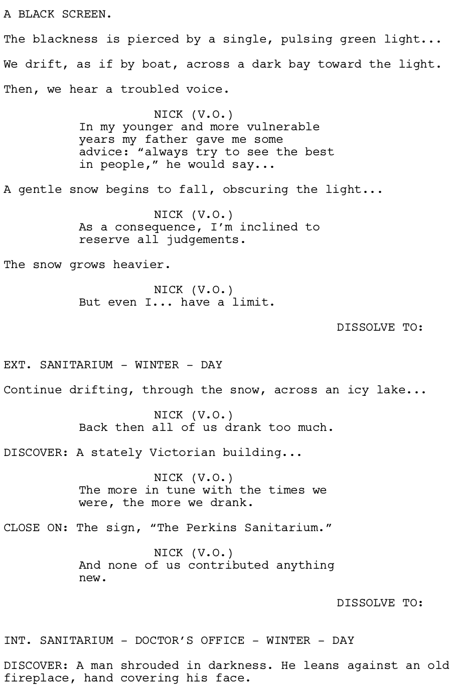 Page One: “The Great Gatsby” (2013)