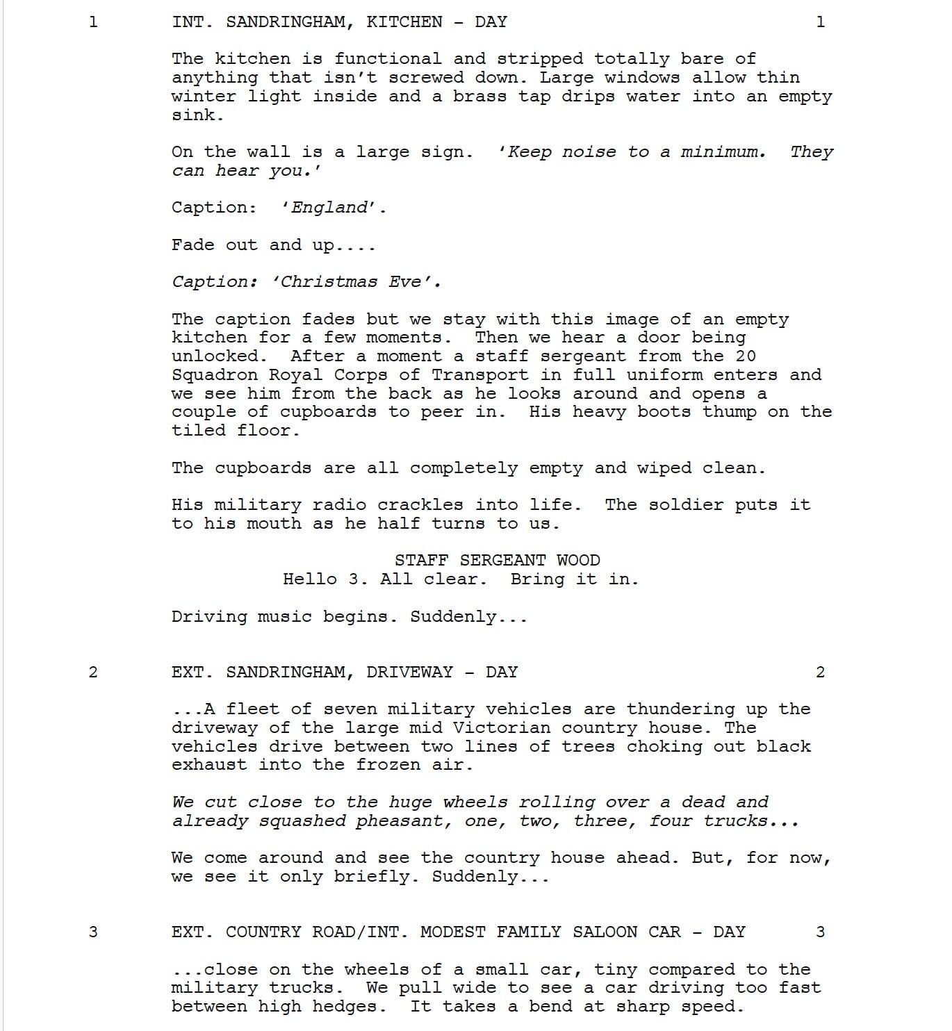 Page One: “Spencer” (2021)