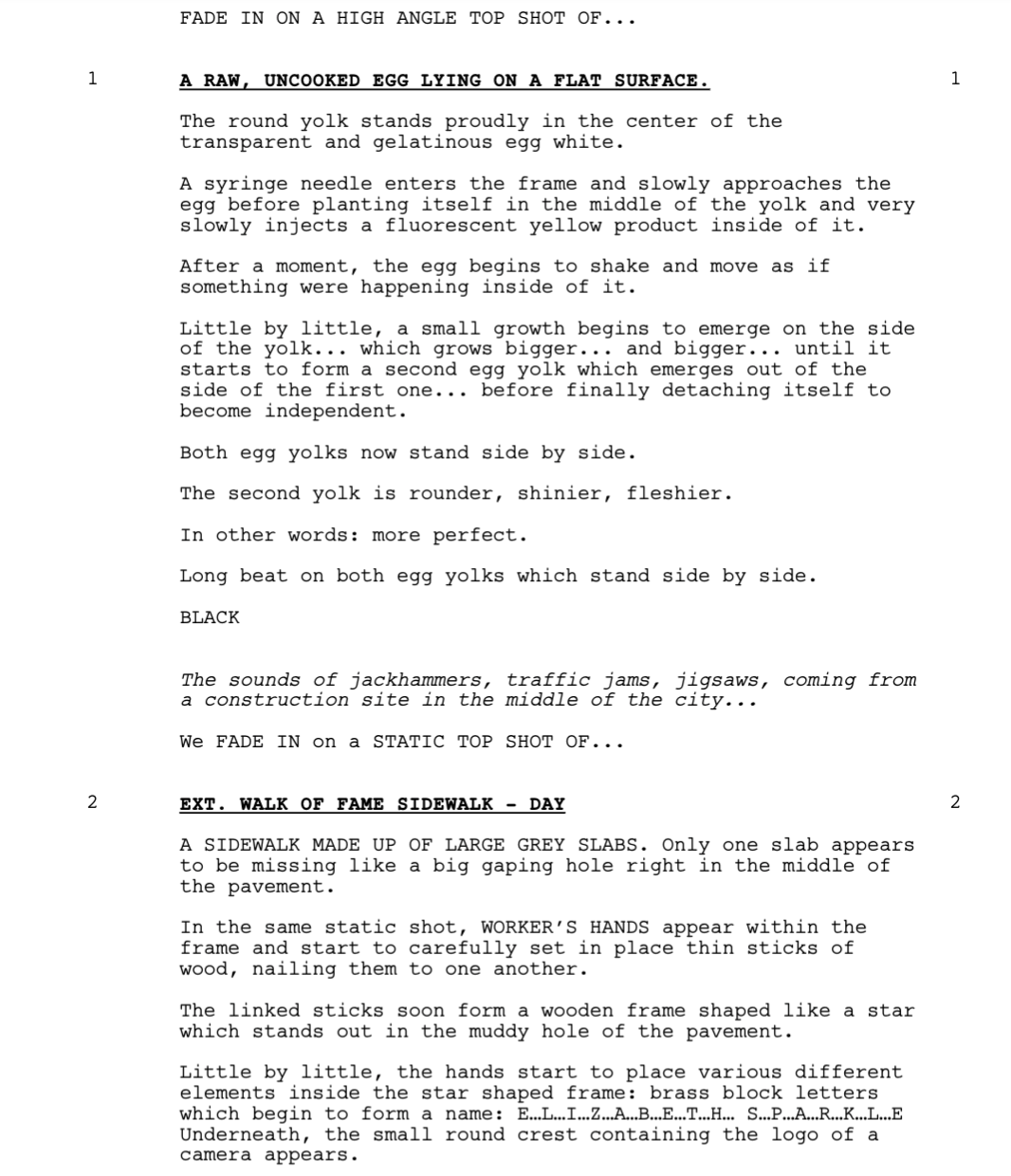 Page One: “The Substance” (2024)