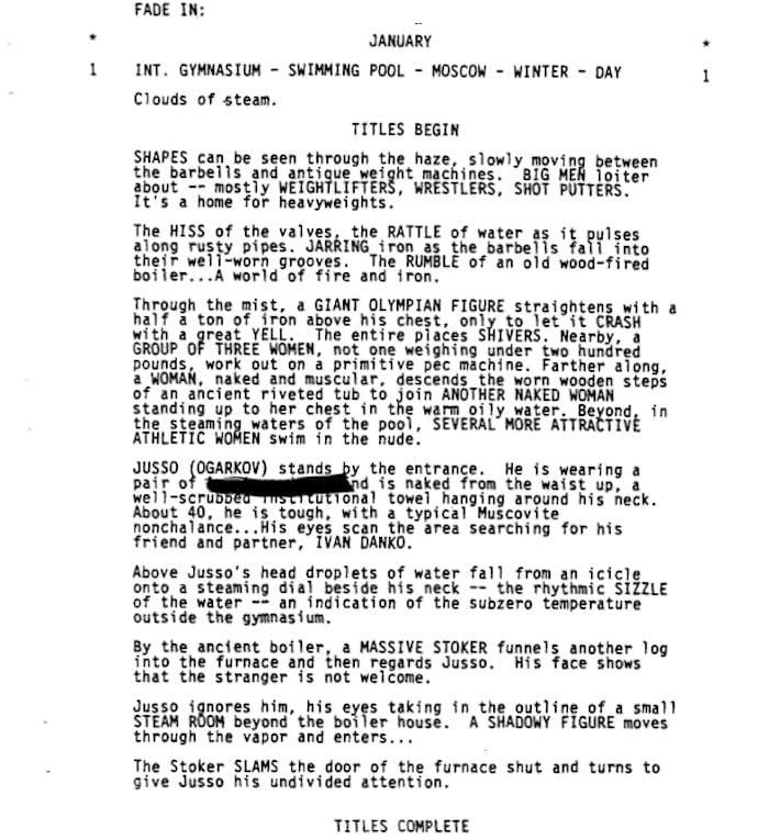 Page One: “Red Heat” (1988)
