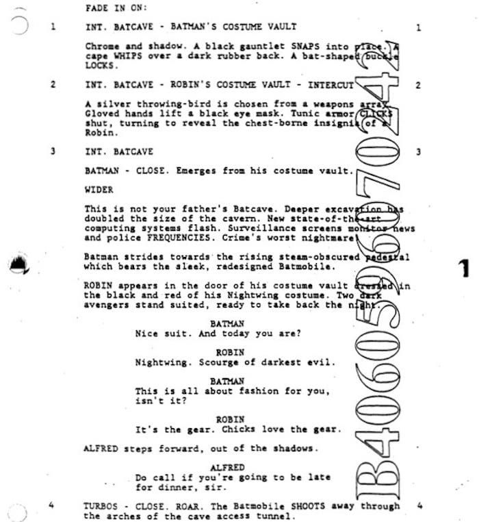 Page One: “Batman & Robin” (1997)