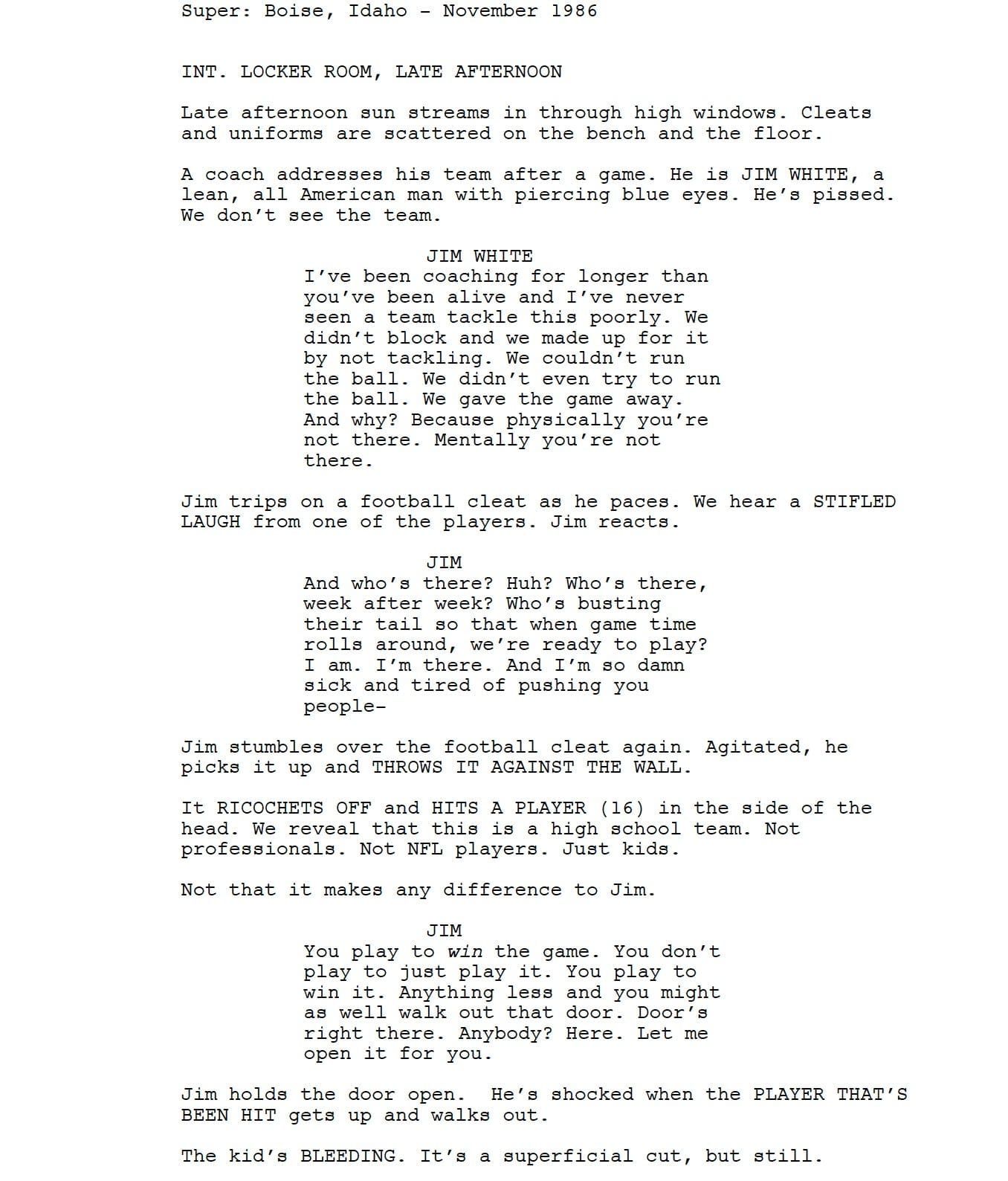 Page One: “McFarland, USA” (2015)