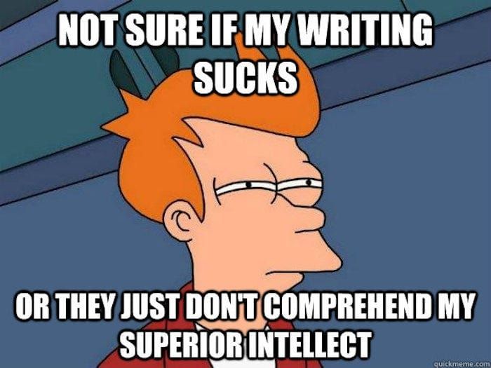 Writing Mantra: On the other hand…