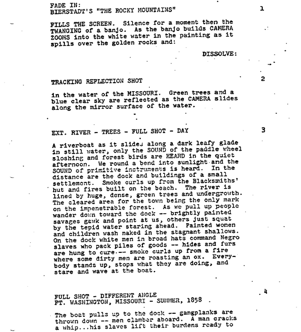 Page One: “Jeremiah Johnson” (1972)