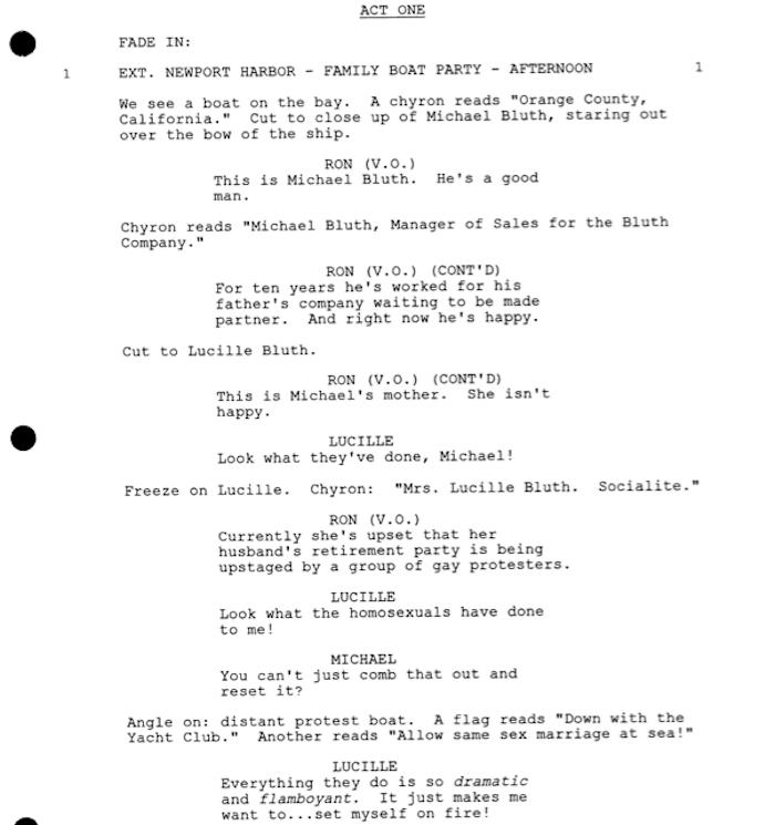 Page One: “Arrested Development”