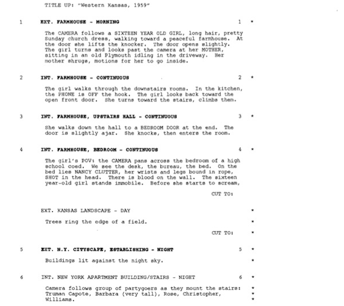 Page One: “Capote” (2005)