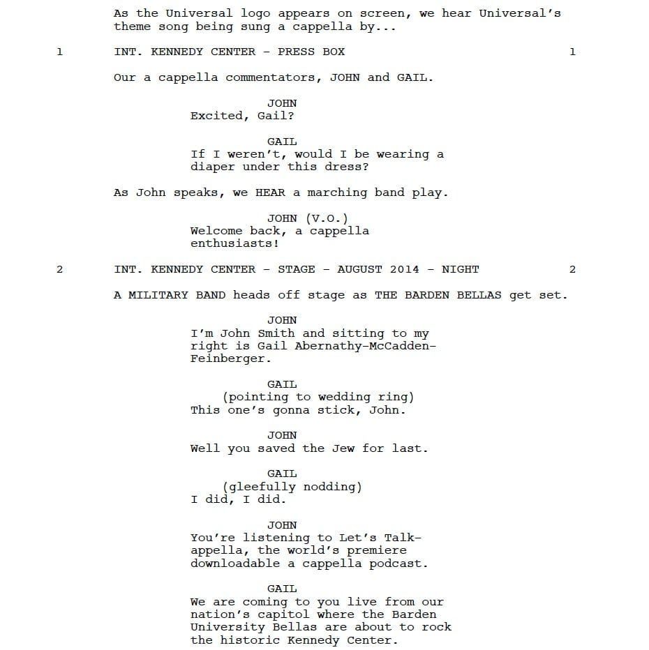 Page One: “Pitch Perfect 2” (2015)