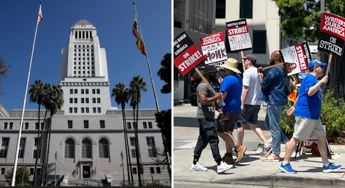 L.A. City Council Approves Resolution Supporting WGA Strike