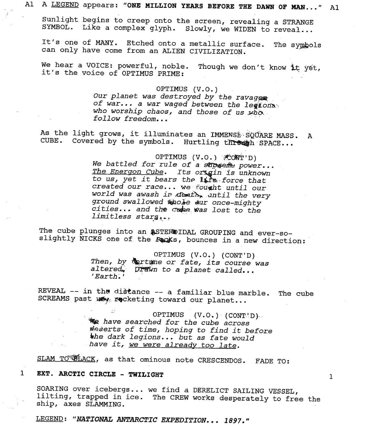 Page One: “Transformers” (2007)