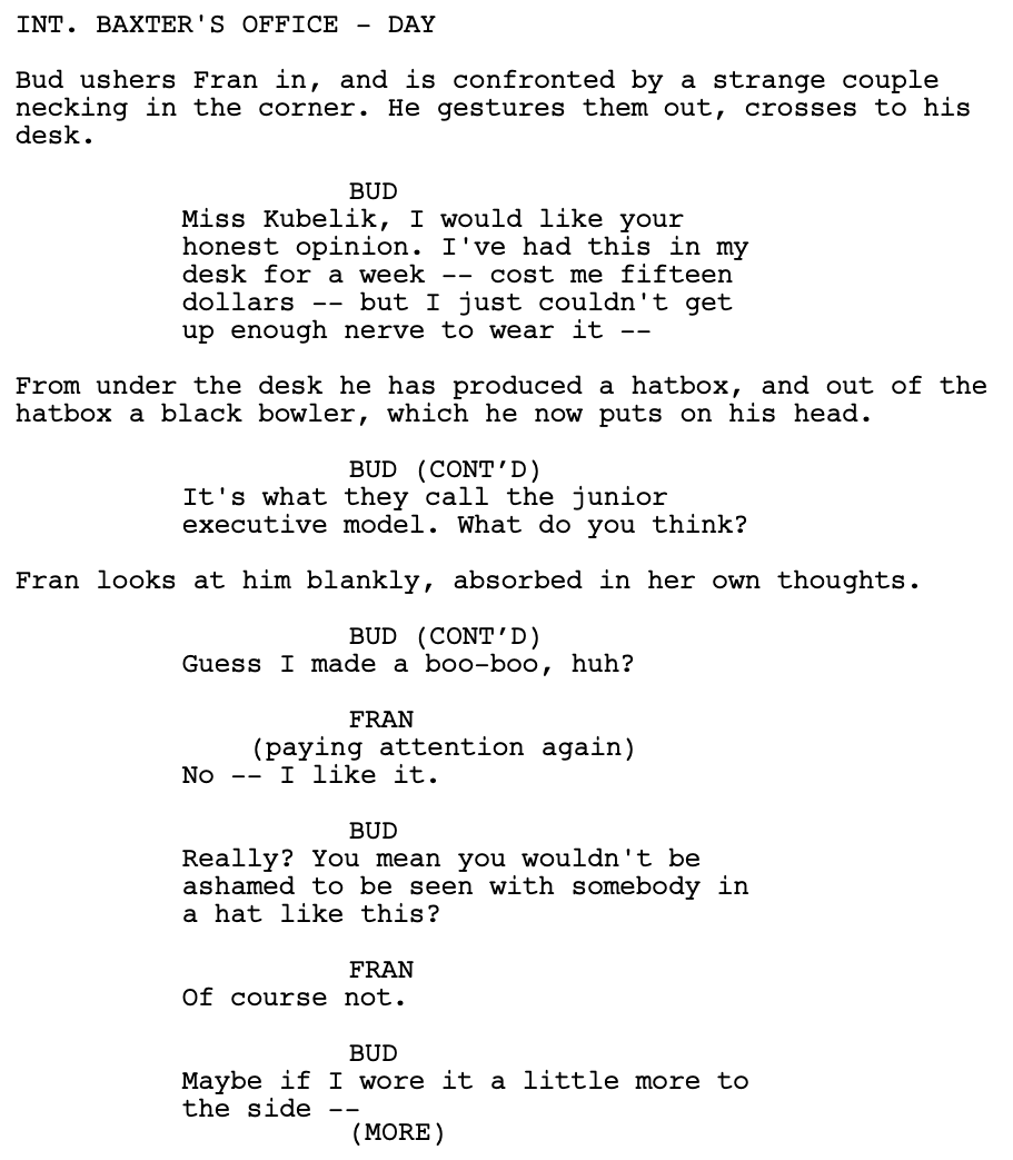 Script To Screen: “The Apartment”