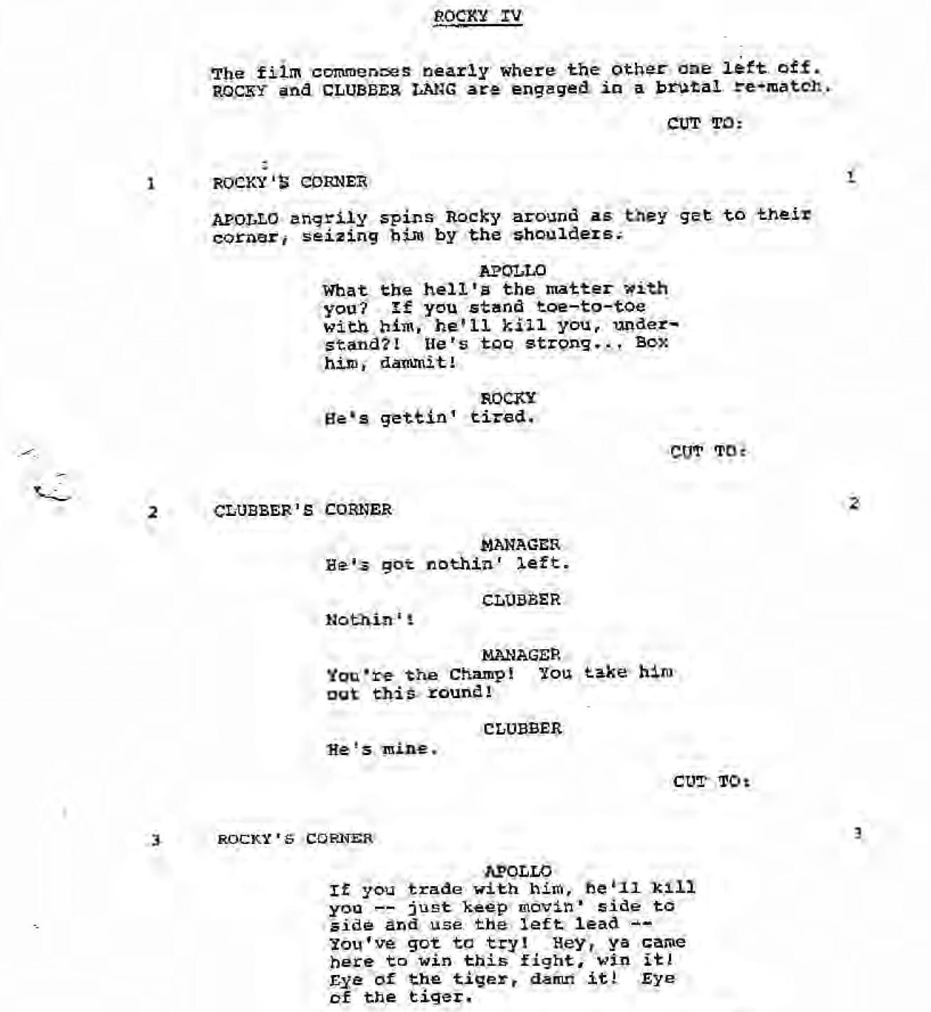 Page One: “Rocky IV” (1985)