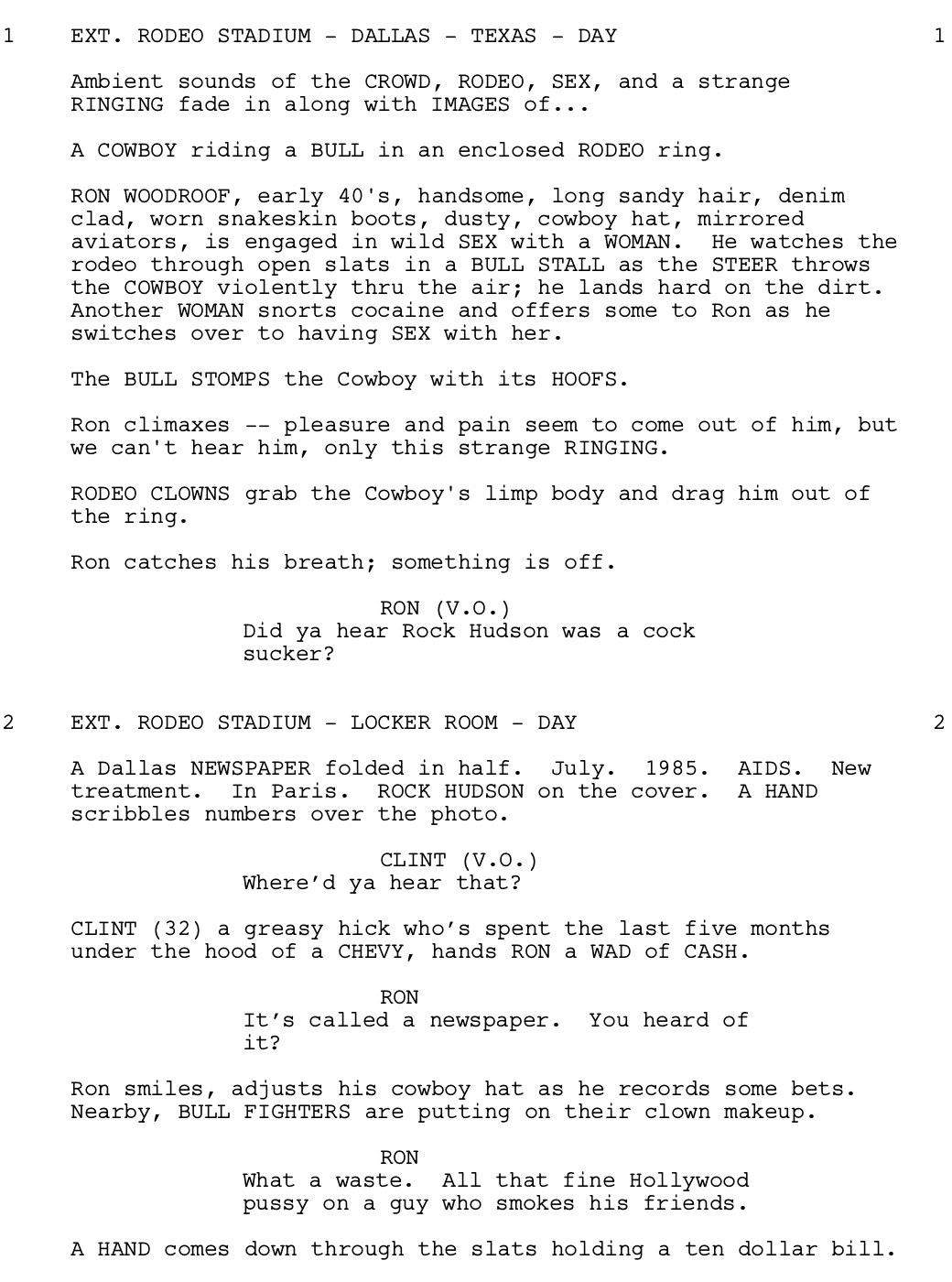 Page One: ‘Dallas Buyers Club’ (2013)