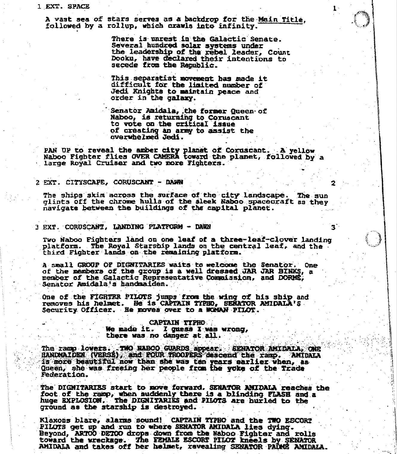 Page One: “Star Wars: Episode II — Attack of the Clones” (2002)