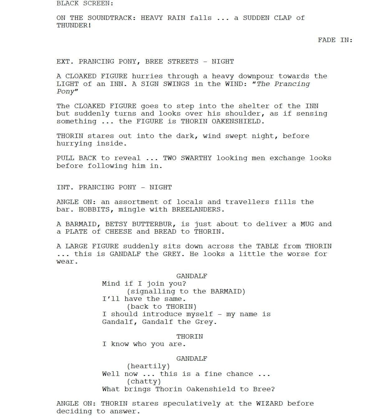 Page One: “The Hobbit: The Desolation of Smaug” (2013)