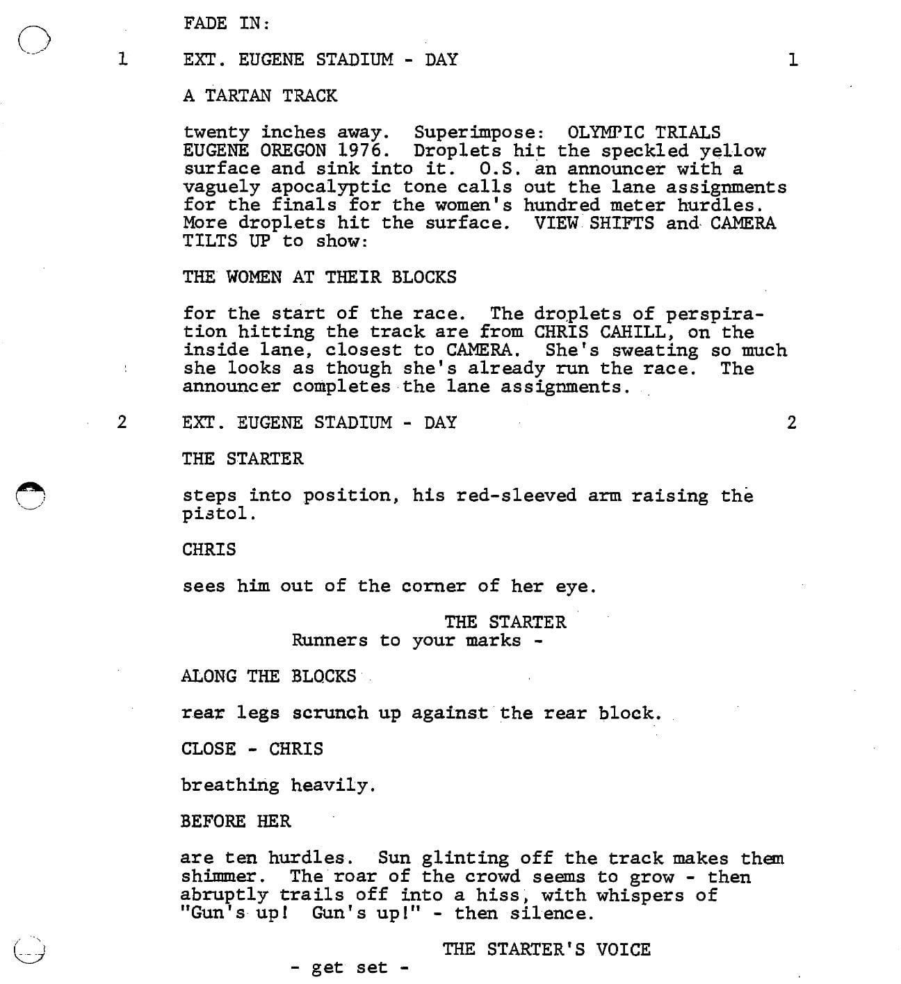 Page One: “Personal Best” (1982)
