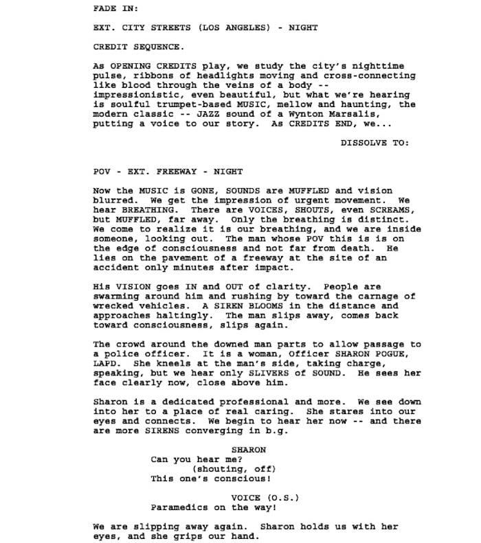 Page One: “Angel Eyes” (2001)