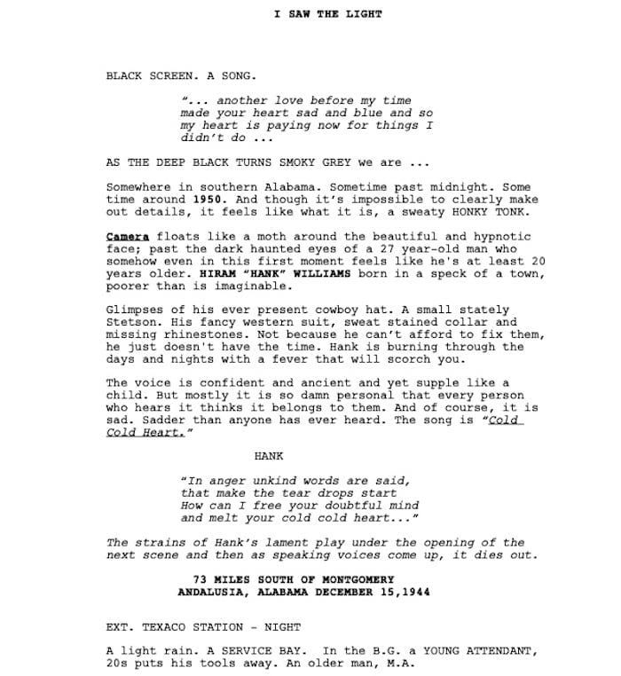 Page One: “I Saw the Light” (2015)