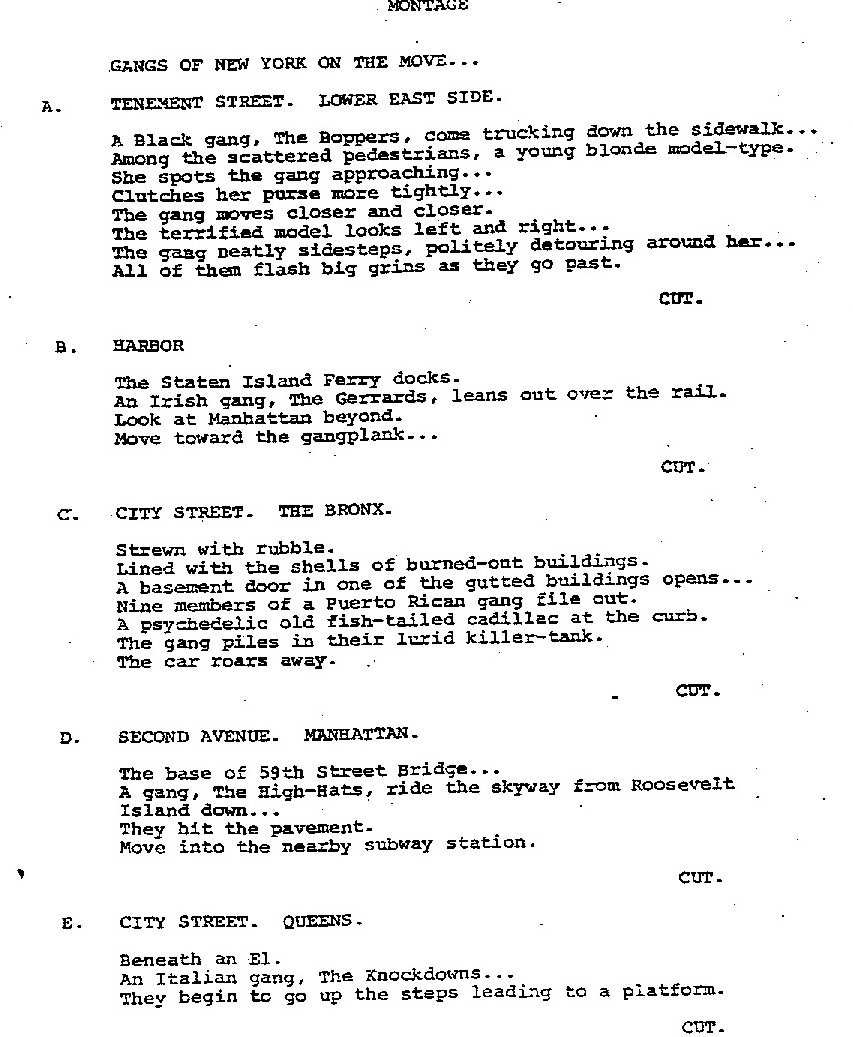 Page One: “The Warriors” (1979)