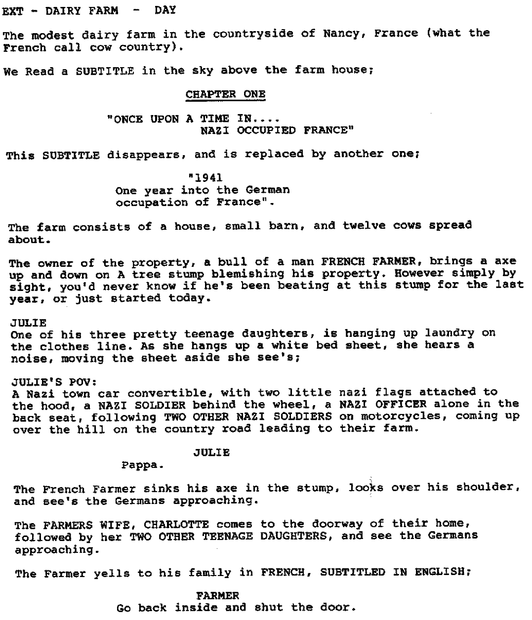 Page One: “Inglourious Basterds” (2009)