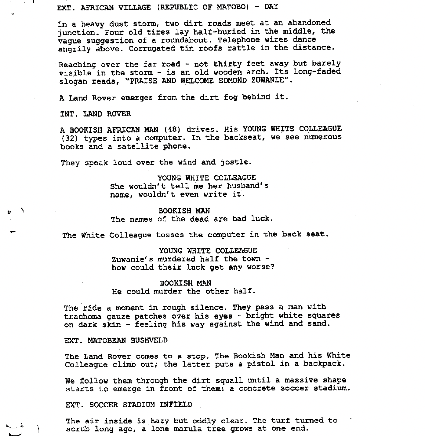 Page One: “The Interpreter” (2005)