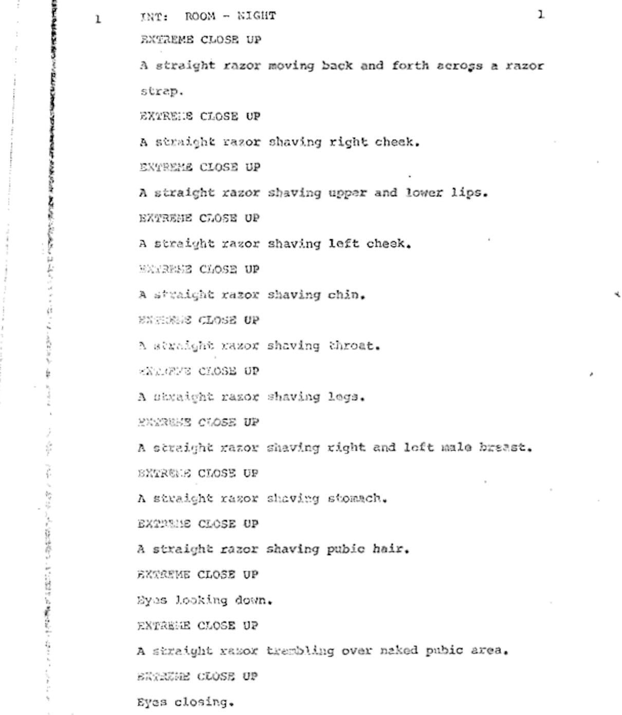 Page One: “Dressed to Kill” (1980)