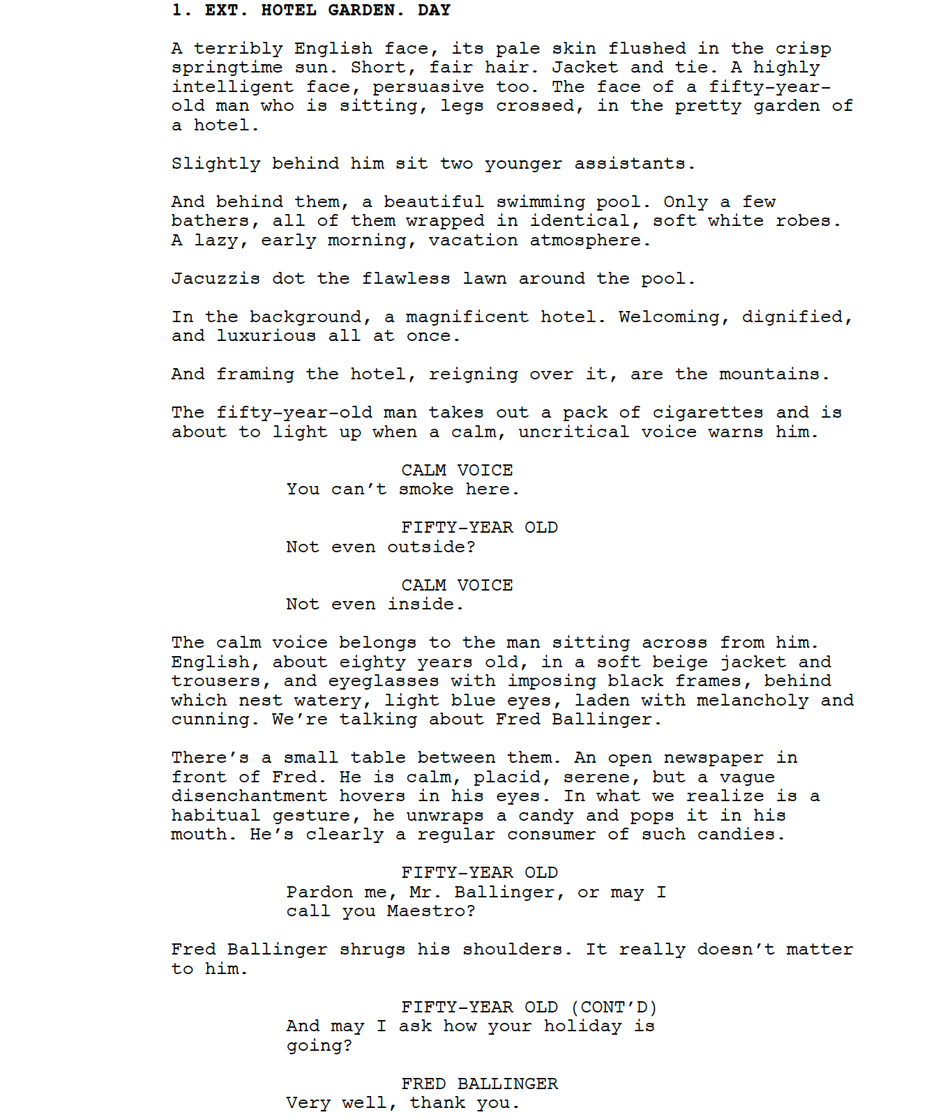 Page One: “Youth” (2015)