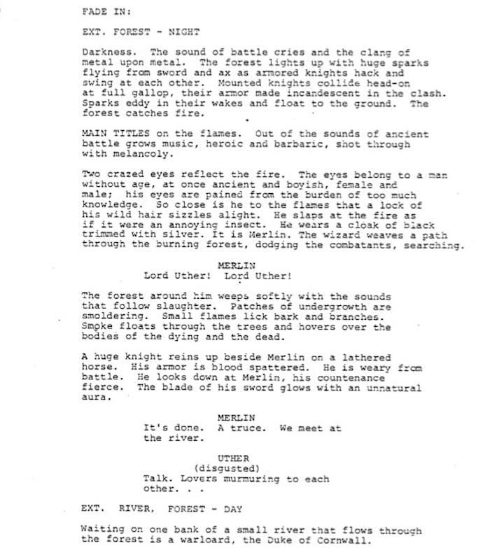 Page One: “Excalibur” (1981)