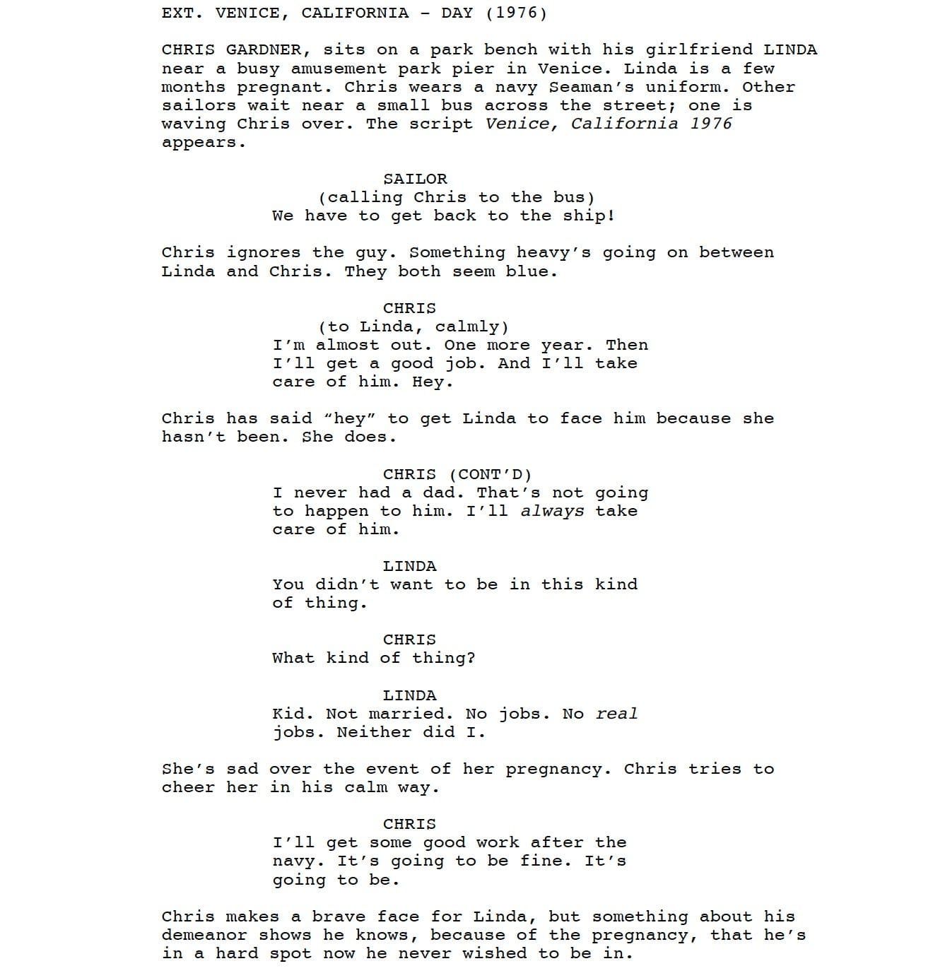 Page One: “The Pursuit of Happyness” (2006)