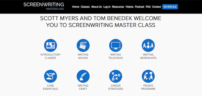 How to use resources at Screenwriting Master Class?