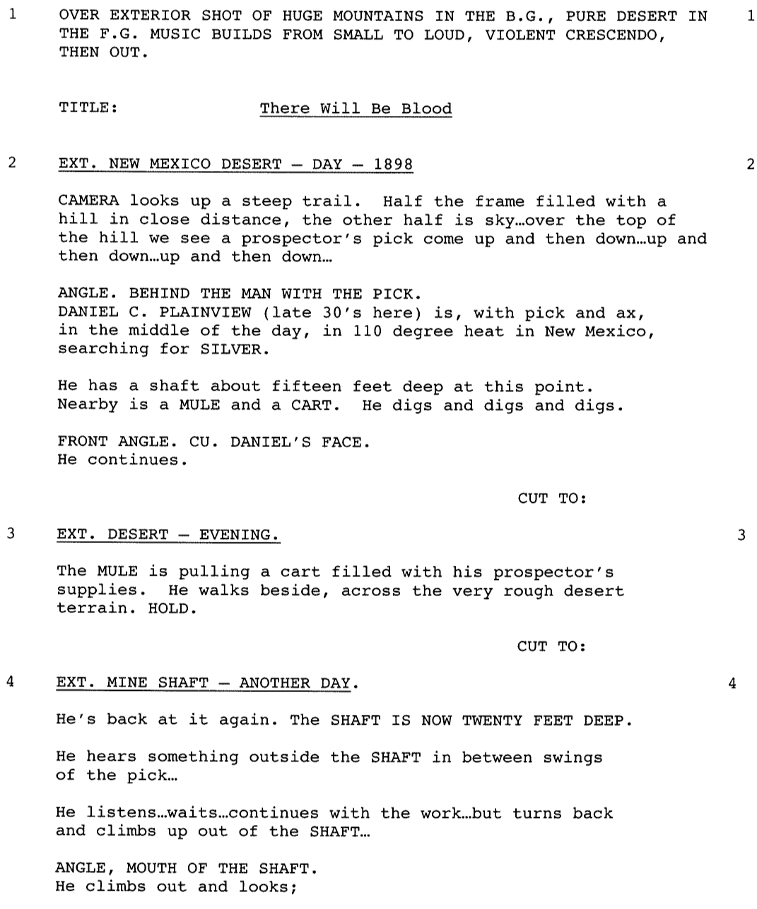 Page One: “There Will Be Blood” (2007)