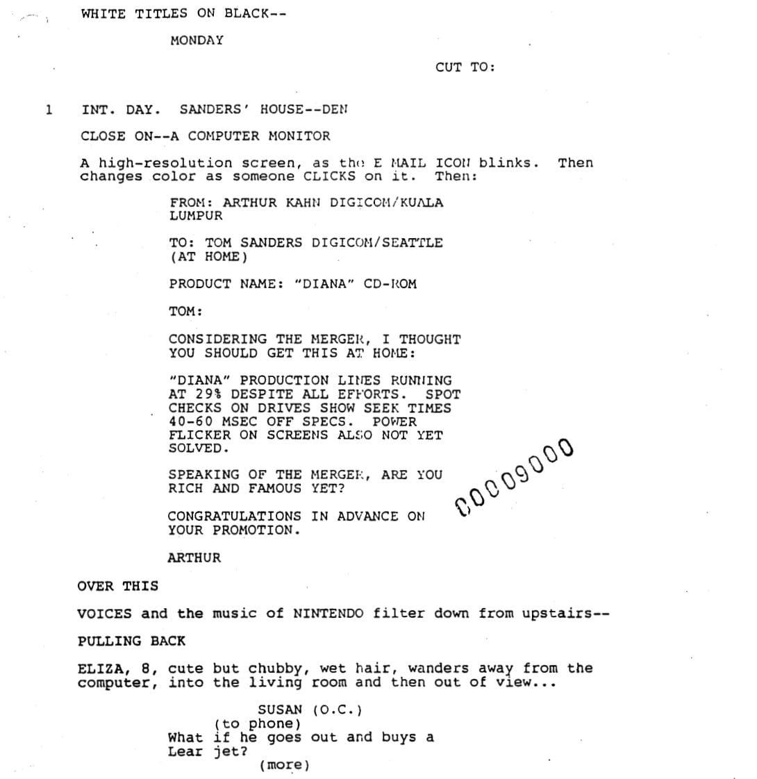 Page One: “Disclosure” (1994)