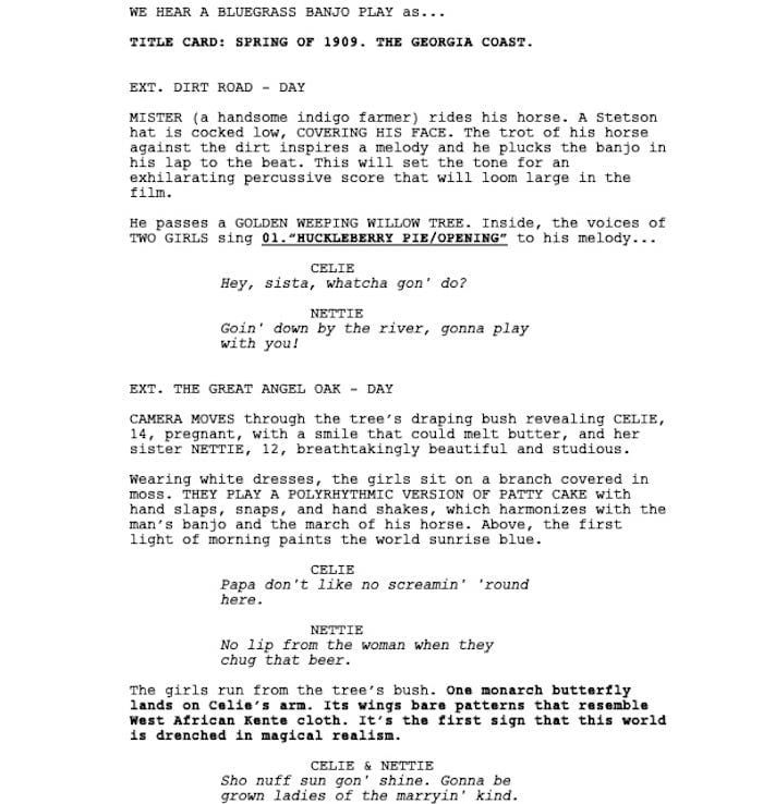 Page One: “The Color Purple” (2023)