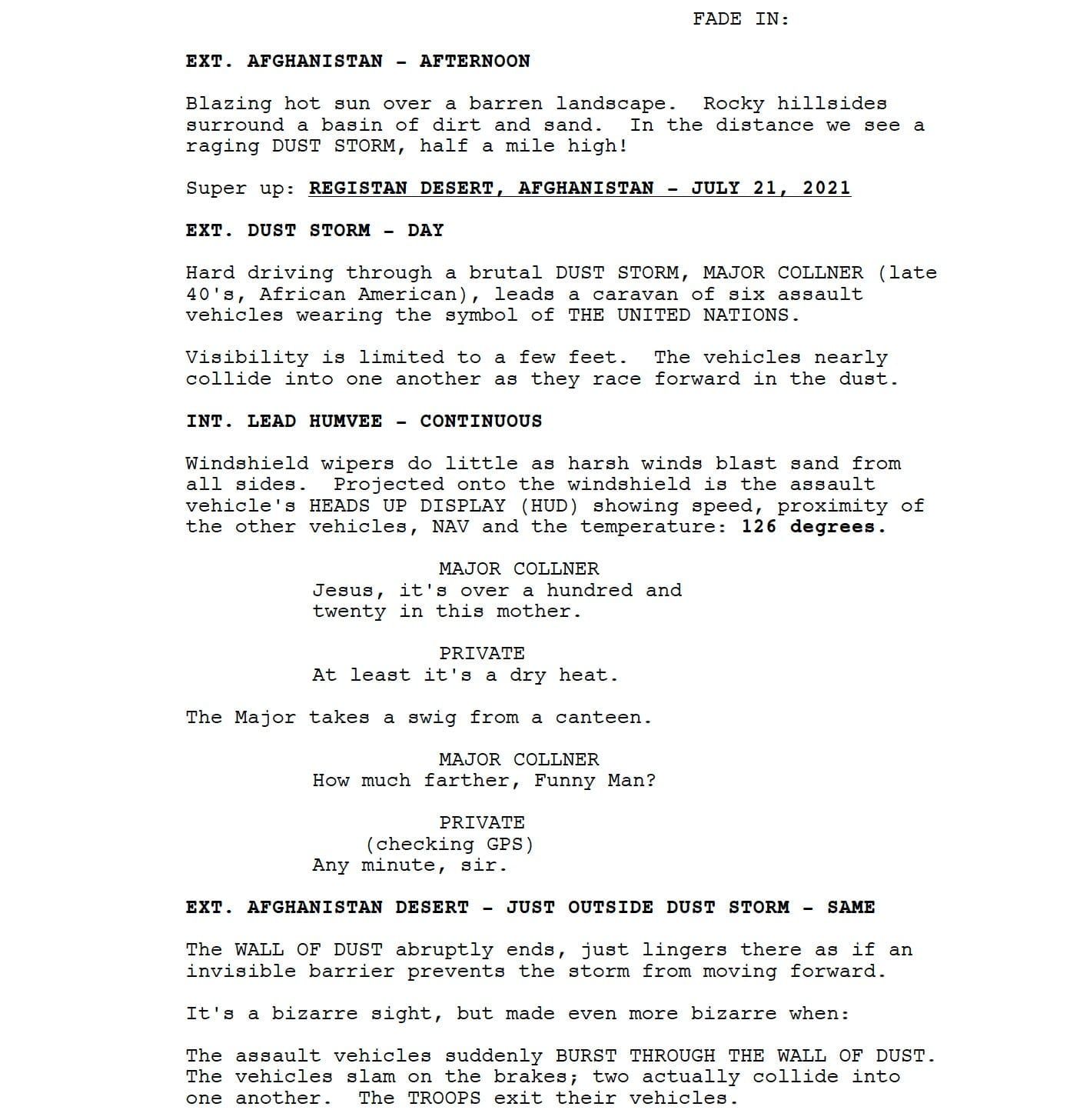 Page One: “Geostorm” (2017)