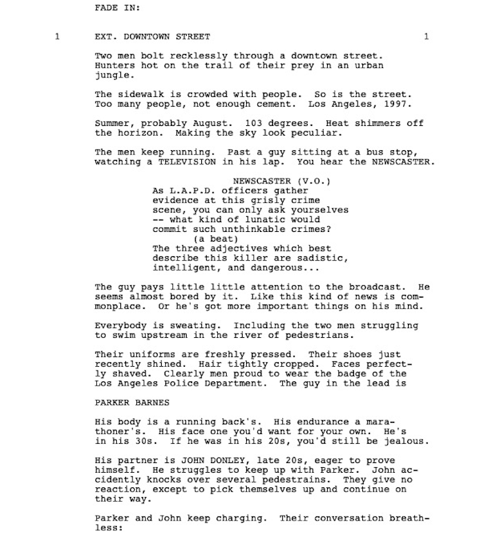 Page One: “Virtuosity” (1995)