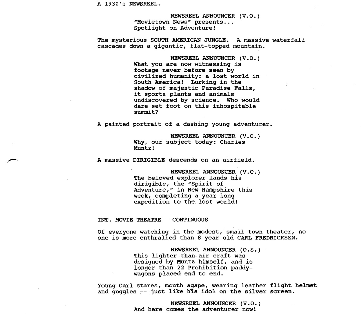 Page One: “Up” (2009)