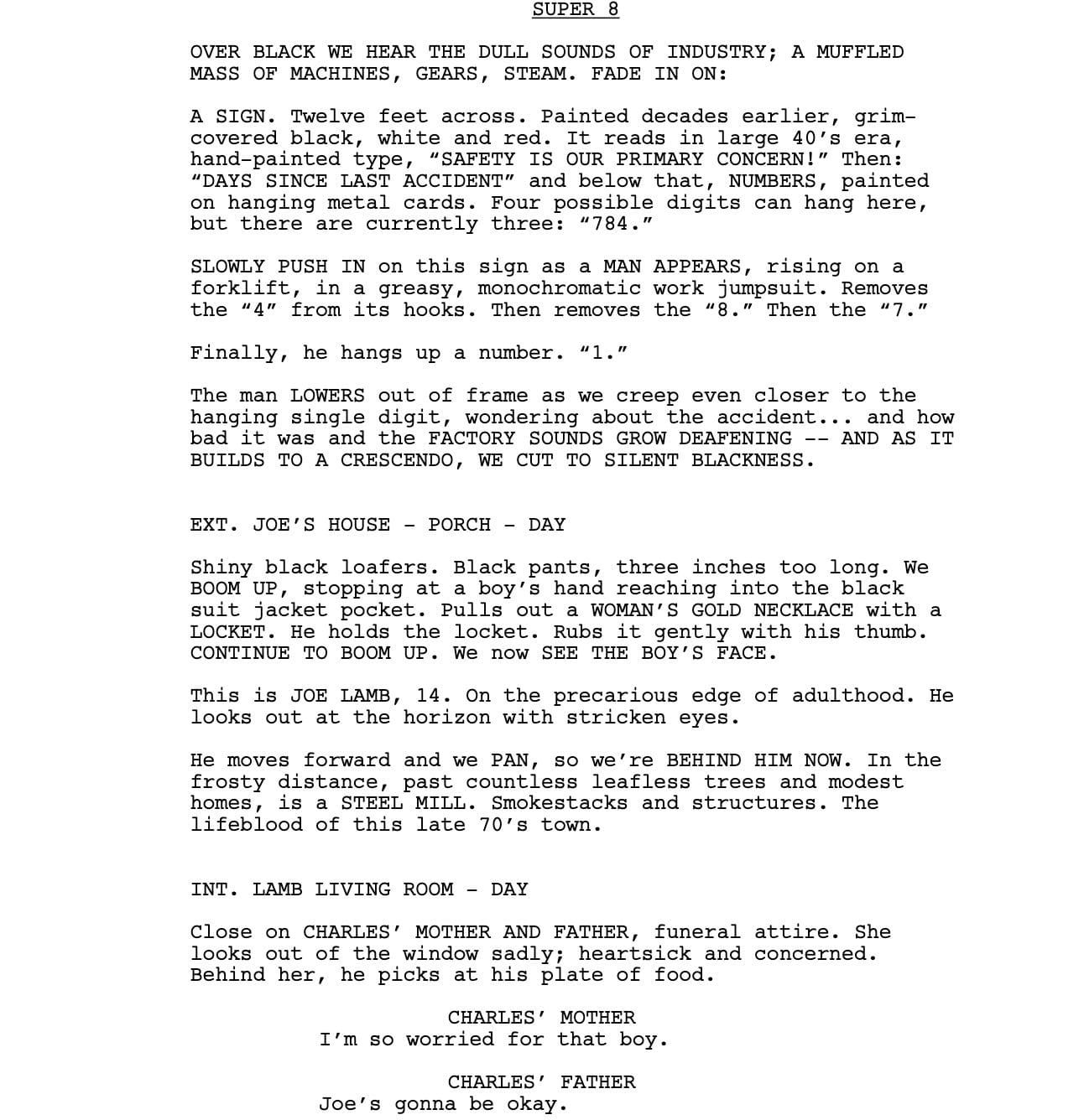 Page One: “Super 8” (2011)