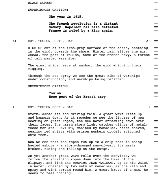 Page One: “Les Misérables” (2012)