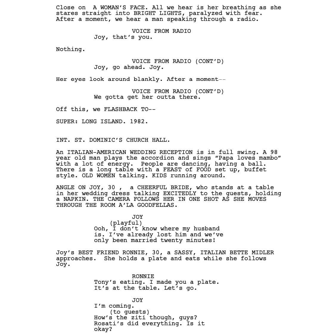Page One: “Joy” (2015)