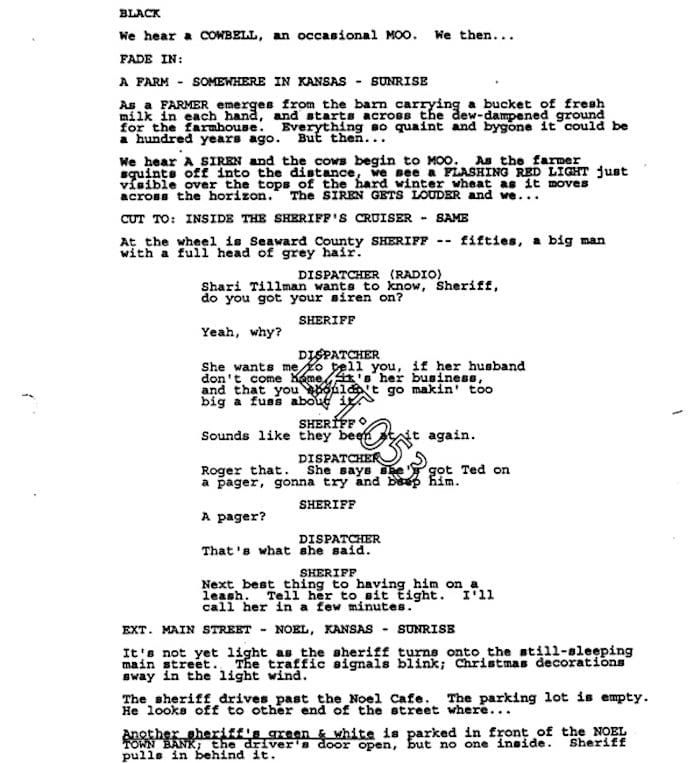 Page One: “The Lookout” (2007)