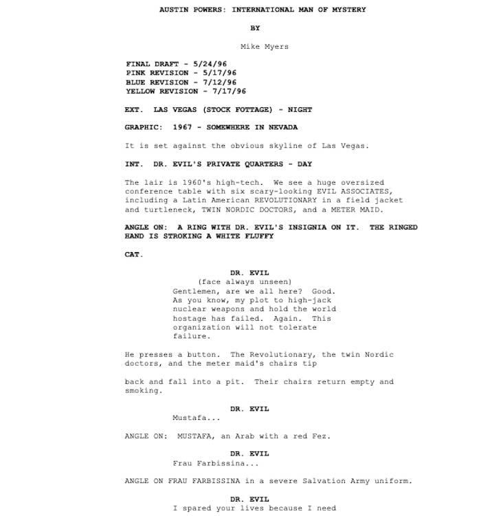Page One: “Austin Powers: International Man of Mystery” (1997)