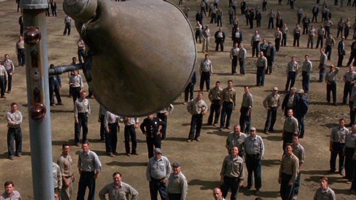 Studies in voice-over narration: “The Shawshank Redemption”