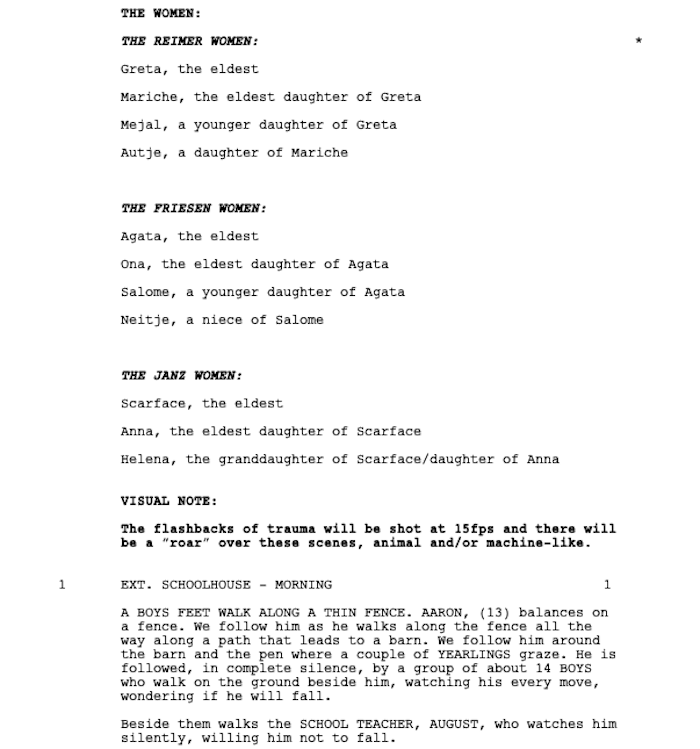 Page One: “Women Talking” (2022)