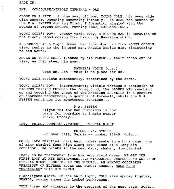 Page One: “12 Monkeys” (1995)